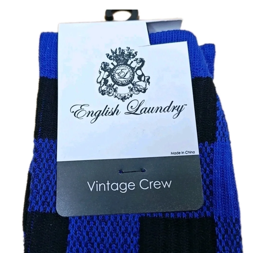 5 Men's Dress Crew Socks Ted Baker English Laundry Penguin Preppy Dad O/S Nwt